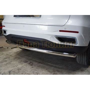 Защита задняя 60,3 мм ТСС для Changan CS55 plus 2WD 1.5T 2023- Защита задняя 60,3 мм ТСС для Changan CS55 plus 2WD 1.5T 2023-