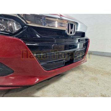 Защита радиатора Honda Accord X 2019- black низ (4 части)