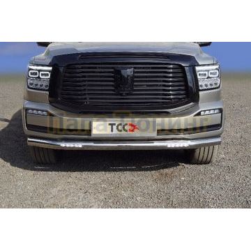 Защита передняя нижняя (с ДХО) 76,1 мм ТСС для Tank 500 V6 4WD 2023- Защита передняя нижняя (с ДХО) 76,1 мм ТСС для Tank 500 V6 4WD 2023-