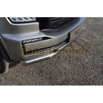 Защита передняя нижняя (двойная) 76,1/42,4 мм ТСС для Tank 500 V6 4WD 2023-