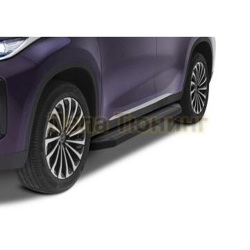 Пороги Black-Premium для Exeed TXL 2021-