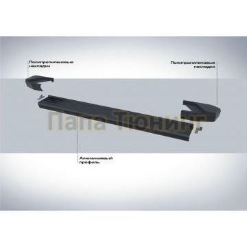 Пороги Start Black для Exeed TXL 2021-