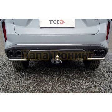 Защита задняя (уголки) 42,4 мм ТСС для Exeed RX 2.0L 4WD 2023-