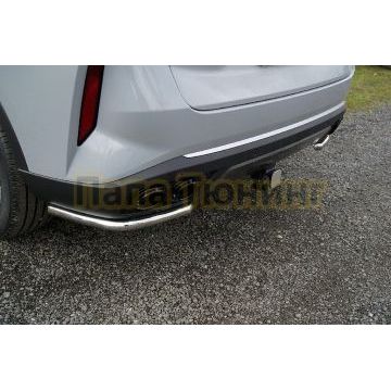 Защита задняя (уголки) 42,4 мм ТСС для Exeed RX 2.0L 4WD 2023-