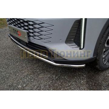 Защита передняя нижняя 42,4 мм ТСС для Exeed RX 2.0L 4WD 2023-