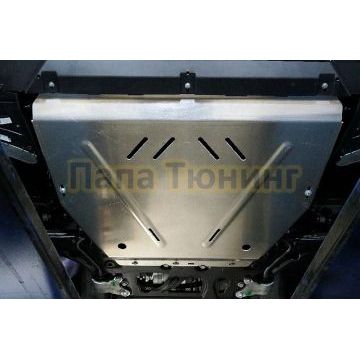 Защита картера и КПП (алюминий) 4 мм ТСС для Exeed RX 2.0L 4WD 2023-