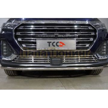 Решетка радиатора 12 мм 2 шт ТСС для Jetour X90 Plus 2WD 2023