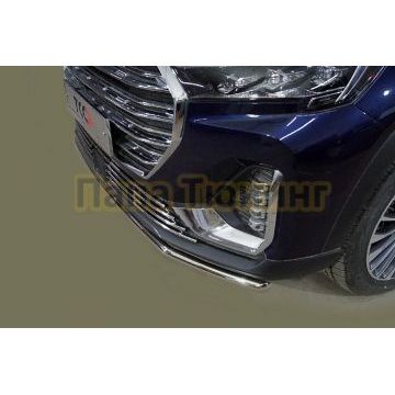 Защита передняя нижняя 42,4 мм ТСС для Jetour X90 Plus 2WD 2023