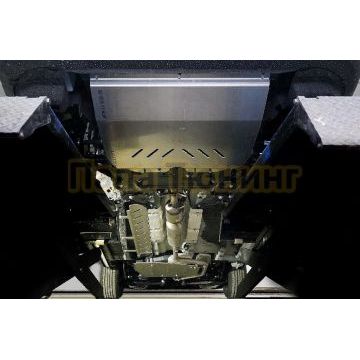 Защиты комплект (алюминий) 4мм (картер, кпп, топливопровод, бак, адсорбер) ТСС для Jetour Dashing 2023-/Jetour X70 Plus 2023-