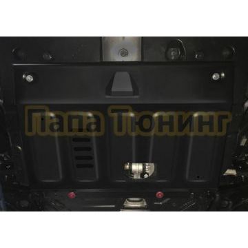 Защита картера + комплект крепежа АвтоБРОНЯ Сталь Changan UNI-T 2023- 1.5 АКПП FWD