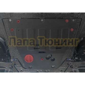 Защита картера + КПП + комплект крепежа Сталь АвтоБРОНЯ Chery Arrizo 8 2022-