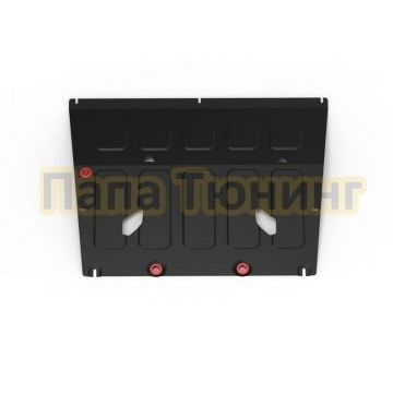 Защита картера + комплект крепежа АвтоБРОНЯ Сталь EXEED RX V-2.0 Робот полный 2023-