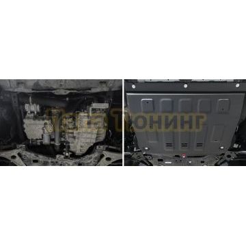 Защита картера + коплект крепежа АвтоБРОНЯ Сталь Jetour X90 V-1.6 V-2.0 Робот передний 2023-; Jetour Dashing V-1.5 Робот передний 2023-; Jetour X70 V-1.5 Робот передний 2023-