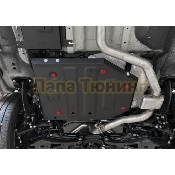 Защита бака + комплект крепежа АвтоБРОНЯ Сталь Jetour X90 Plus V-1.6 Робот передний 2023-; Jetour Dashing V-1.5 Робот передний 2023-; Jetour X70 Plus V-1.5 Робот передний 2023-