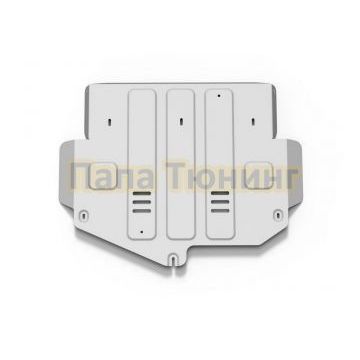 Защита картера и КПП + комплект крепежа Rival Алюминий BYD Chazor 2023- 1.5Т АКПП FWD.