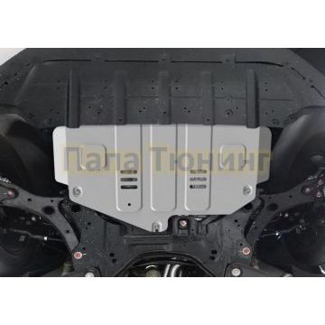 Защита картера и КПП + комплект крепежа Rival Алюминий BYD Chazor 2023- 1.5Т АКПП FWD.