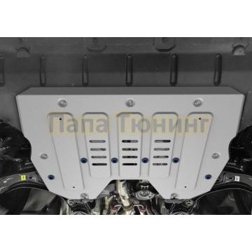 Защита картера и КПП + комплект крепежа Rival Алюминий BYD Song Plus 2023- 1.5Т АКПП 2WD 4WD