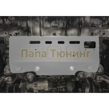 Защита переднего стабилизатора + комплект крепежа Rival Алюминий Changan Hunter Plus V-2.0 АКПП полный 2023-