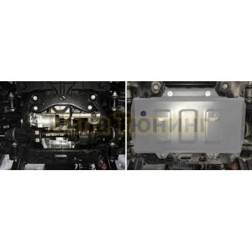 Защита переднего дифференциала+ комплект крепежа Rival Алюминий Changan Hunter АКПП полный 2023-