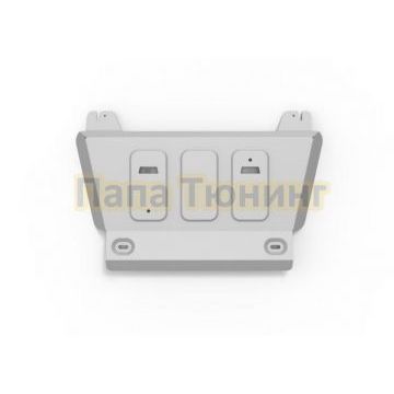 Защита редуктора+ комплект крепежа Rival Алюминий Changan Hunter Plus V-2.0 АКПП полный 2023-