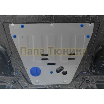 Защита картера + КПП + комплект крепежа Алюминий Rival Chery Arrizo 8 2022-