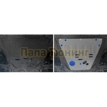 Защита картера + КПП + комплект крепежа Алюминий Rival Chery Arrizo 8 2022-