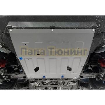 Защита картера + комплект крепежа Rival Алюминий EXEED RX V-2.0 Робот полный 2023-