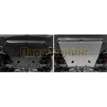 Защита картера + комплект крепежа Rival Алюминий EXEED RX V-2.0 Робот полный 2023-