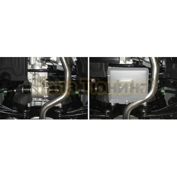 Защита редуктора + комплект крепежа Rival Алюминий Geely Monjaro 2022- 2.0 АКПП 4WD