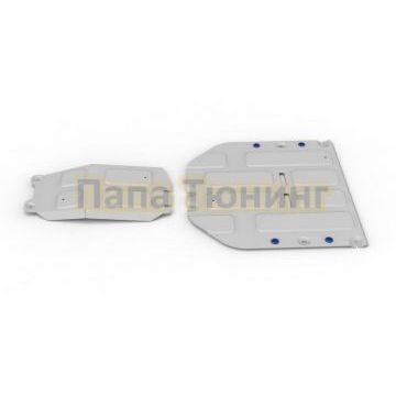 Защита картера и КПП + комплект крепежа Rival Алюминий Hongqi H9 2023- V-2 5 АКПП RWD