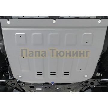 Защита картера + коплект крепежа Rival Алюминий Jetour X90 V-1.6 V-2.0 Робот передний 2023-; Jetour Dashing V-1.5 Робот передний 2023-; Jetour X70 V-1.6 Робот передний 2023-