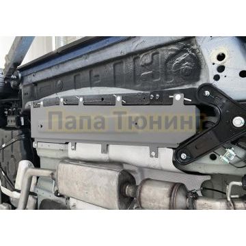 Защита тормозных магистралей + коплект крепежа Rival Алюминий Jetour X90 V-1.6 Робот передний 2023-