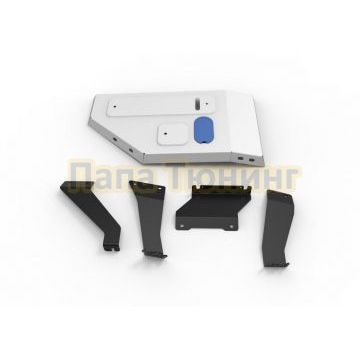 Защита емкости с AdBlue Rival Алюминий Sollers Atlant 2022- V - 1.9D 2.7D