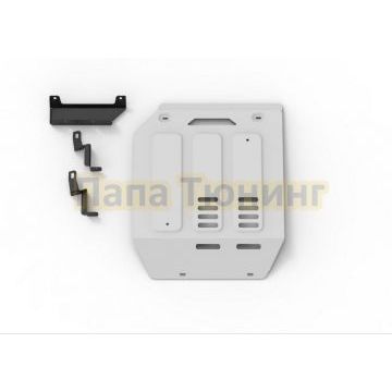 Защита заднего электродвигателя + комплект крепежа Rival Алюминий Voyah Free 2023-