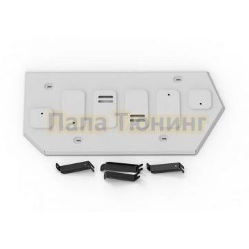 Защита топливного бака + комплект крепежа Rival Алюминий Voyah Free EVR V-1.5 Гибрид Автомат полный 2023-