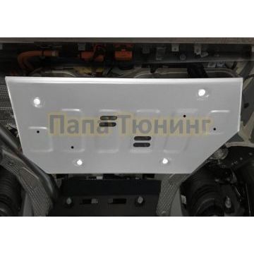 Защита топливного бака + комплект крепежа Rival Алюминий Voyah Free EVR V-1.5 Гибрид Автомат полный 2023-