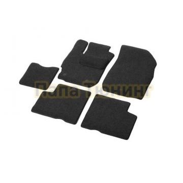 Текстильные коврики салона AutoFlex Business для Nissan Almera седан 2013-2018 цвет графит Текстильные коврики салона AutoFlex Business для Nissan Almera седан 2013-2018 цвет графит