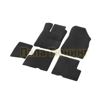 Текстильные коврики салона AutoFlex Business для Renault Logan седан 2004-2013 цвет графит Текстильные коврики салона AutoFlex Business для Renault Logan седан 2004-2013 цвет графит