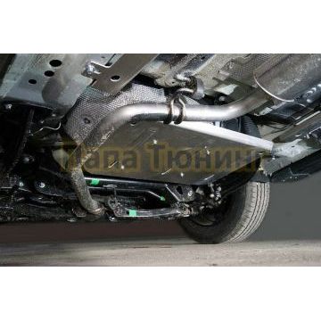 Защита бака и адсорбера (алюминий) 4мм ТСС для Jaecoo J7 1.6T 2WD 2023-
