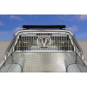 Защита кузова и заднего стекла d76,1 мм со светодиодной фарой ТСС для Changan Hunter Plus 2023- Защита кузова и заднего стекла d76,1 мм со светодиодной фарой ТСС для Changan Hunter Plus 2023-