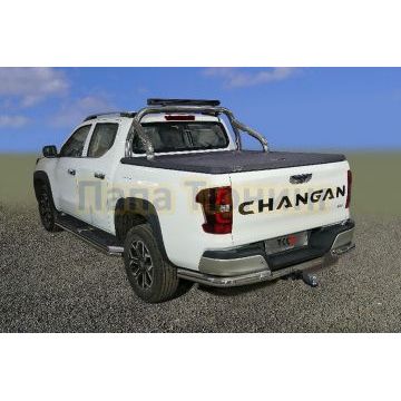 Защита кузова (для крышки) d76,1 мм со светодиодной фарой ТСС для Changan Hunter Plus 2023-