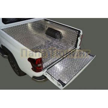 Защитный алюминиевый вкладыш в кузов автомобиля (комплект) ТСС для Changan Hunter Plus 2023- Защитный алюминиевый вкладыш в кузов автомобиля (комплект) ТСС для Changan Hunter Plus 2023-