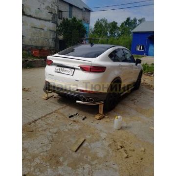Уголки d57 Slitkoff для Geely Tugella 2020-