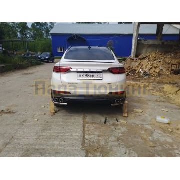 Уголки d42 Slitkoff для Geely Tugella 2020-