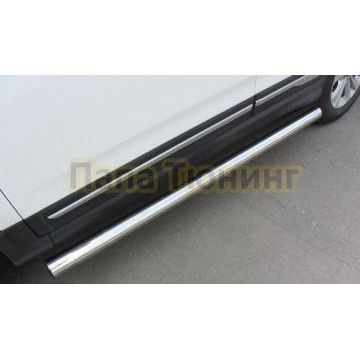 Защита порогов d76 Slitkoff для Geely Tugella 2020- Защита порогов d76 Slitkoff для Geely Tugella 2020-