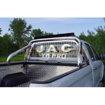 Защита кузова и заднего стекла 76,1 мм со светодиодной фарой ТСС для JAC T8 Pro 2020- Защита кузова и заднего стекла 76,1 мм со светодиодной фарой ТСС для JAC T8 Pro 2020-