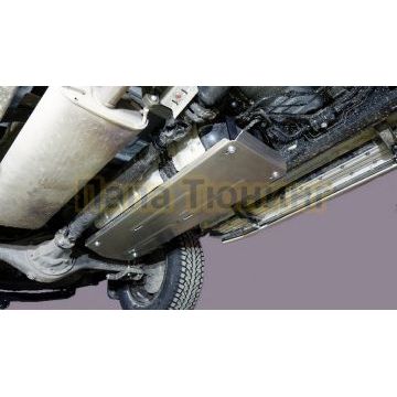 Защита бака (алюминий) 4мм ТСС для JAC T8 Pro 2020-