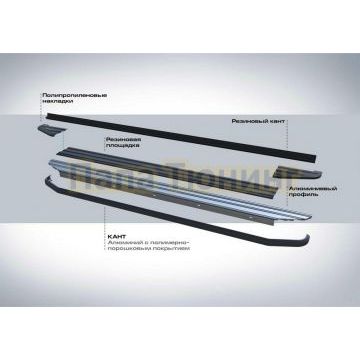 Пороги Rival Black-Premium для Omoda C5 2022-