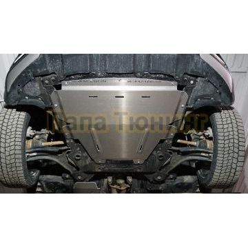 Защита картера и КПП (алюминий) 4мм ТСС для Lada Vesta Cross 2022- Защита картера и КПП (алюминий) 4мм ТСС для Lada Vesta Cross 2022-