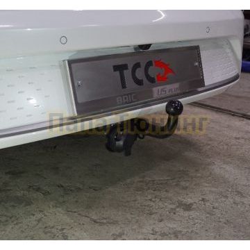 Фаркоп (оцинкованный, шар A) ТСС для Baic U5 Plus Luxury 2023-